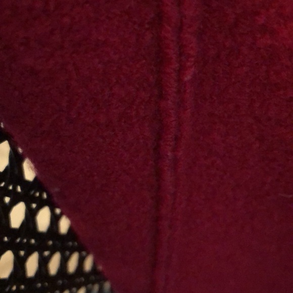 Chico’s Boiled Wool Cardigan Raspberry - Picture 7 of 8